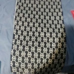 Michael Kors black and silver infinity scarf